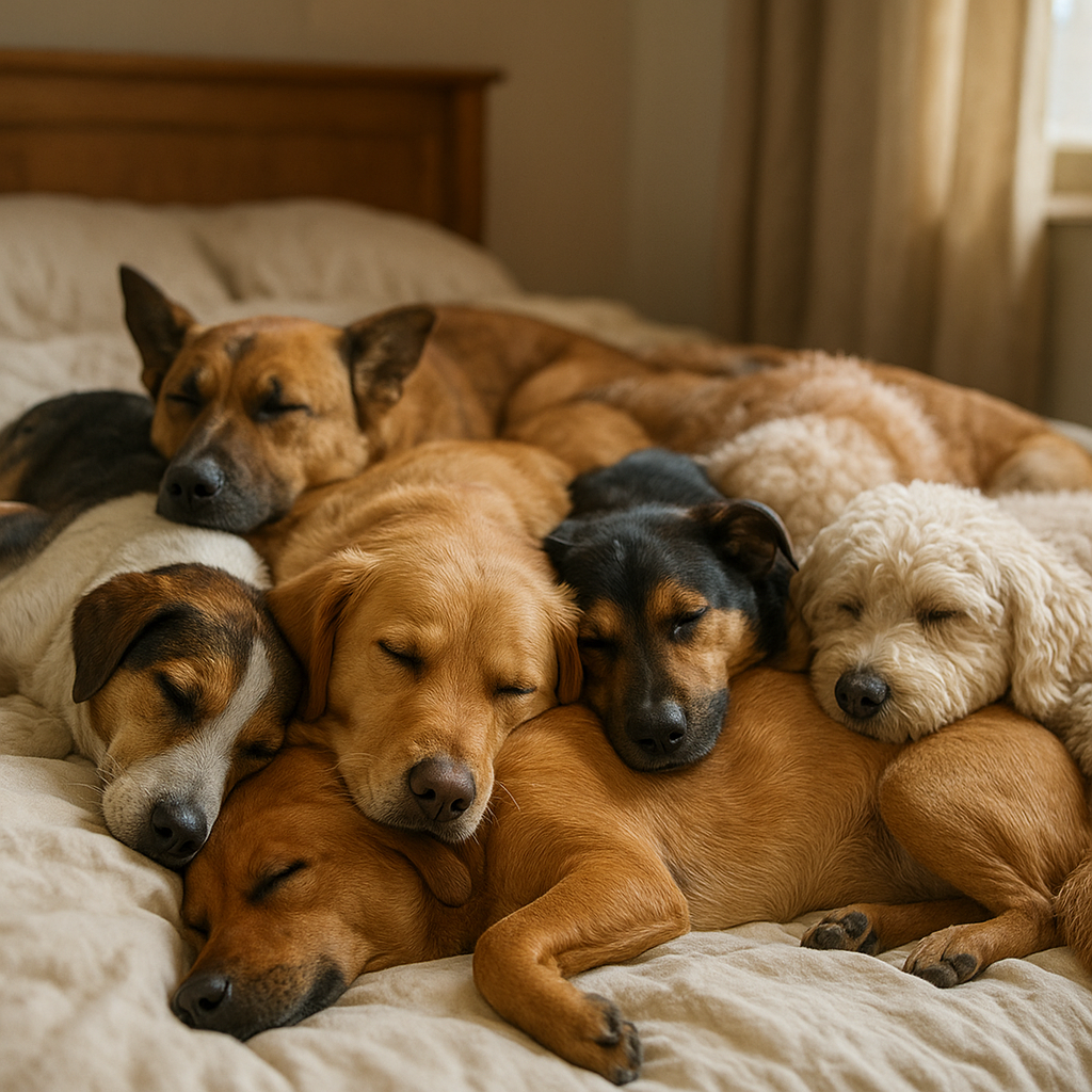 Happy dogs at Harbor Kennels